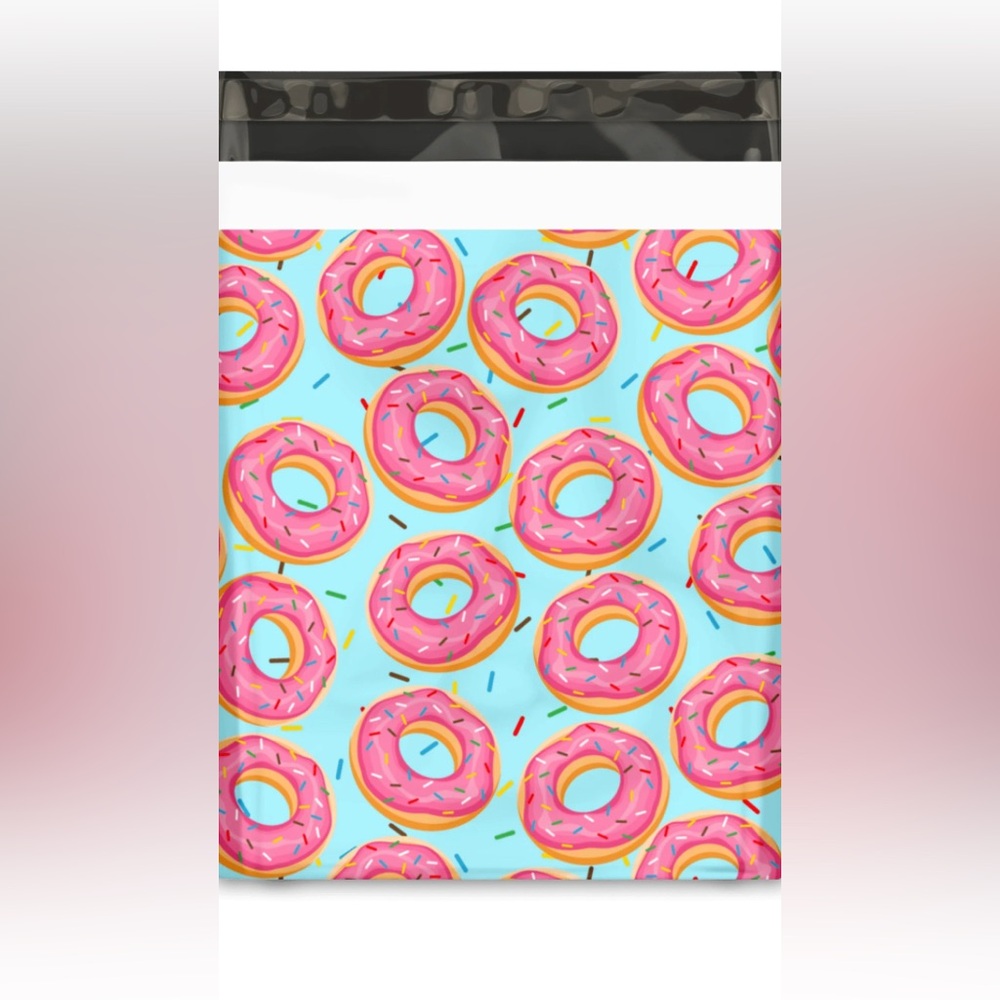 POLYMAILERS (10) 10x13 *EXTRA THICK* Premium Heavy Duty Donut Designer Poly